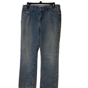 Tommy Hilfiger Blue Jeans Womens 10R Petite Classic Bootcut Midrise Relaxed